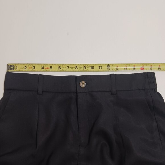 Torrid Wide Leg Studio Linen High Rise Pant Black Size 12 TALL Trousers NWT - Picture 11 of 15